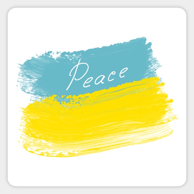 Peace for Ukraine Sticker by DanielK